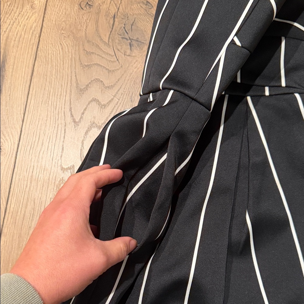 KEEPSAKE the Label Black Strapless Pinstripe Romper - Picture 2 of 5